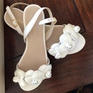 Taryn Rose White Patent sandals